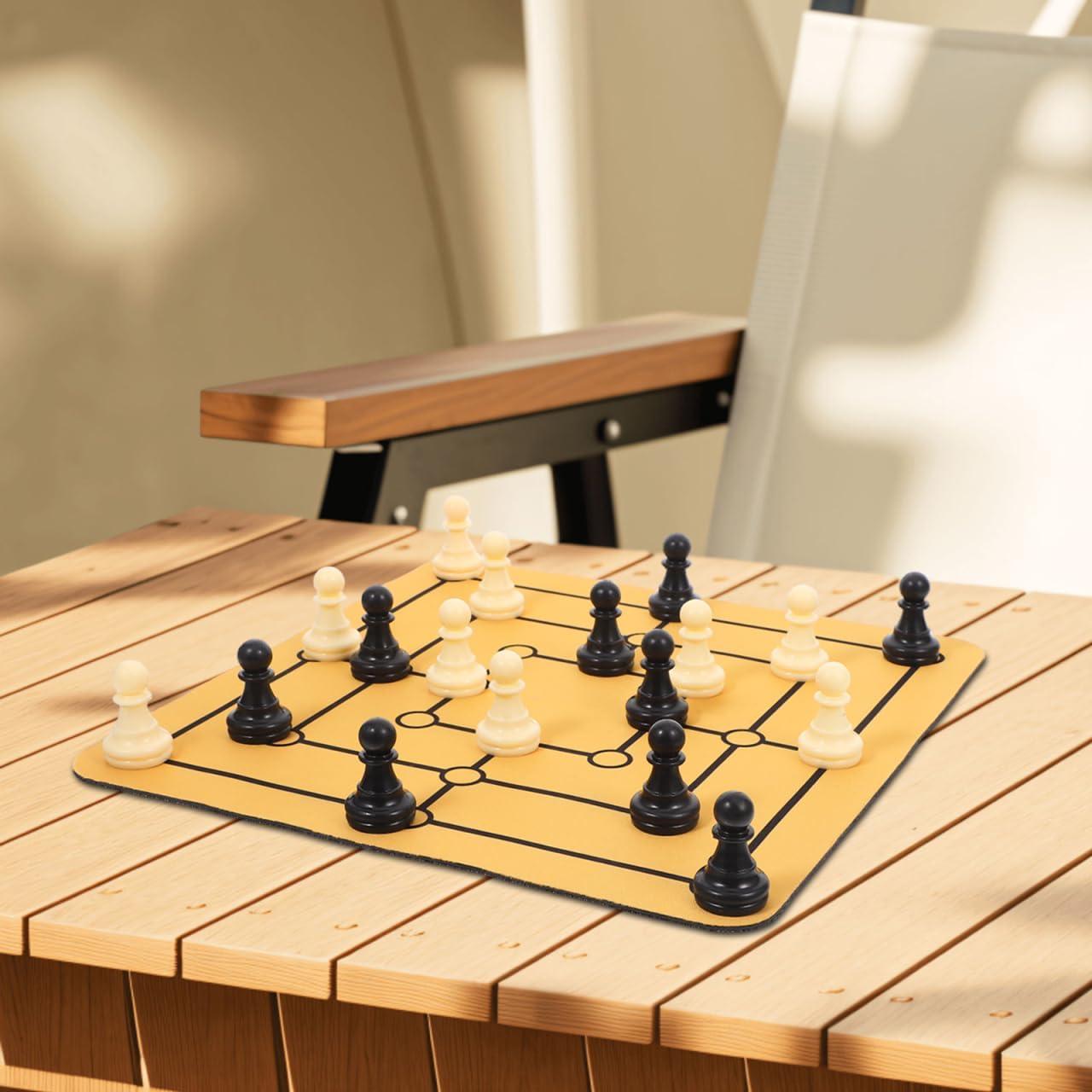 Juego de Ajedrez Portátil VICASKY 24x24cm - Diversión Familiar