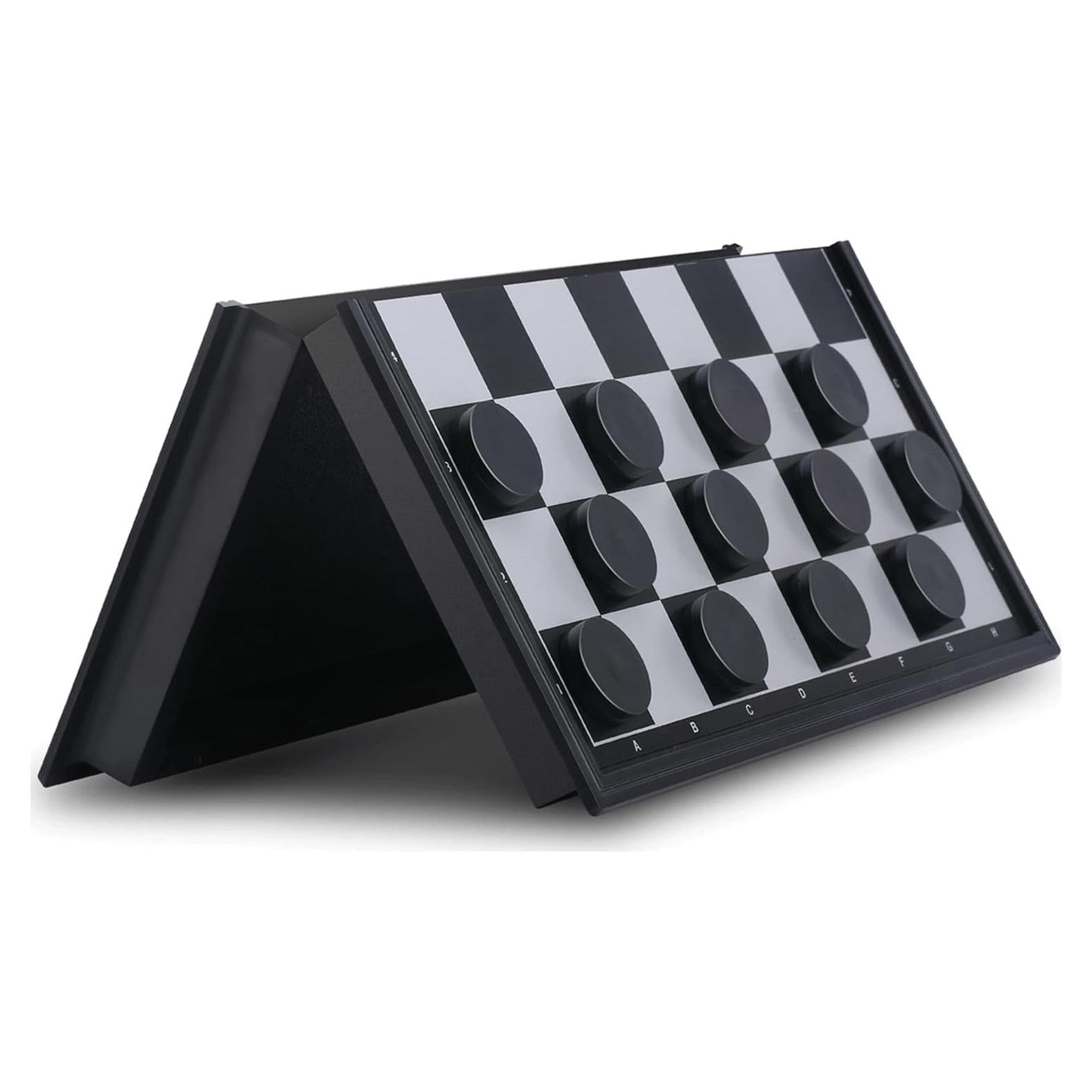 Juego de Damas Magnético QuadPro Plegable 25x25cm Viaje