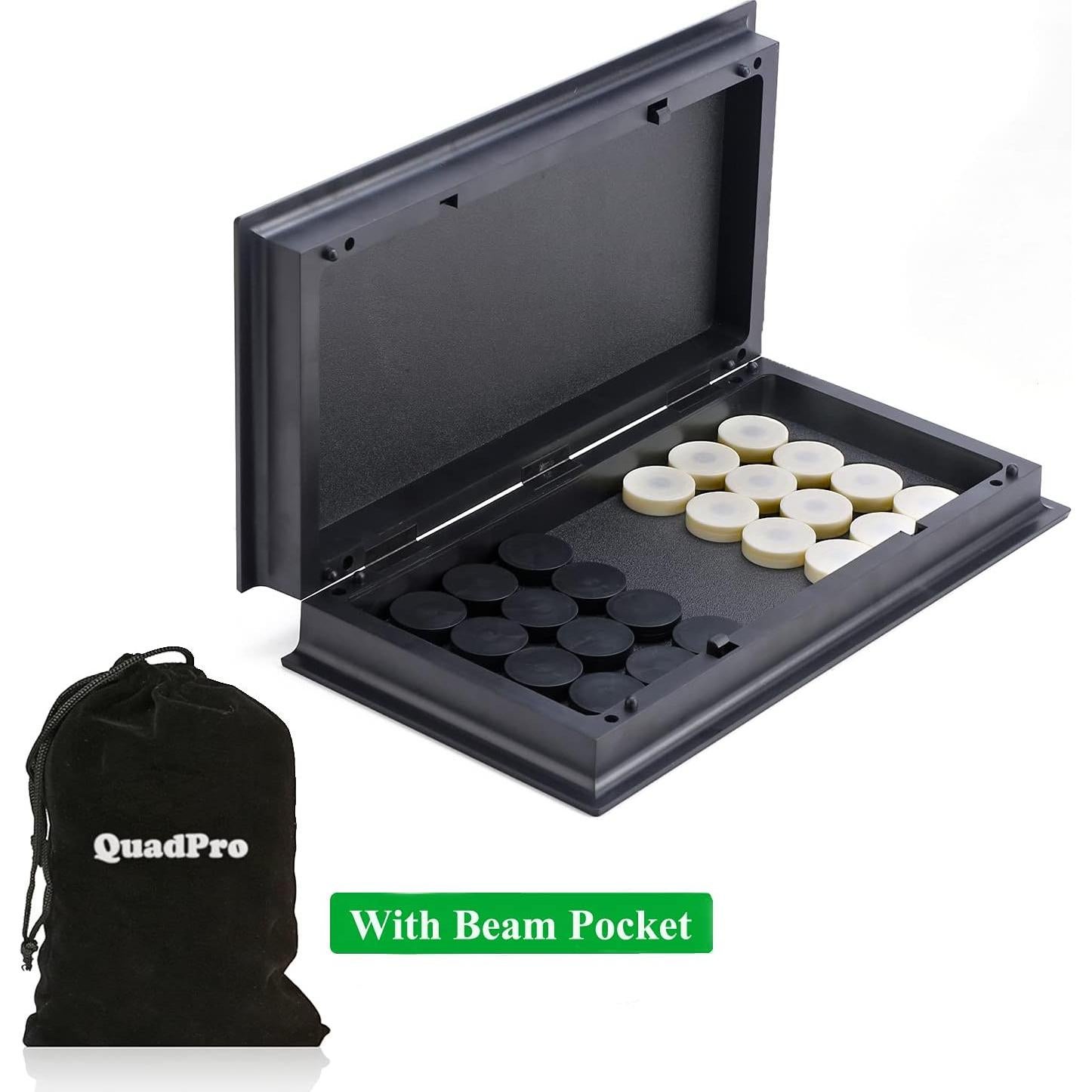 Juego de Damas Magnético QuadPro Plegable 25x25cm Viaje