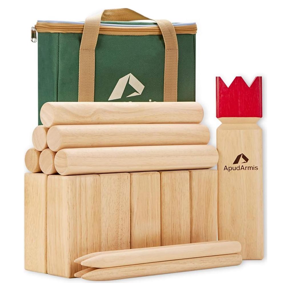 Juego de Jardín ApudArmis Kubb - Juego Clásico al Aire Libre