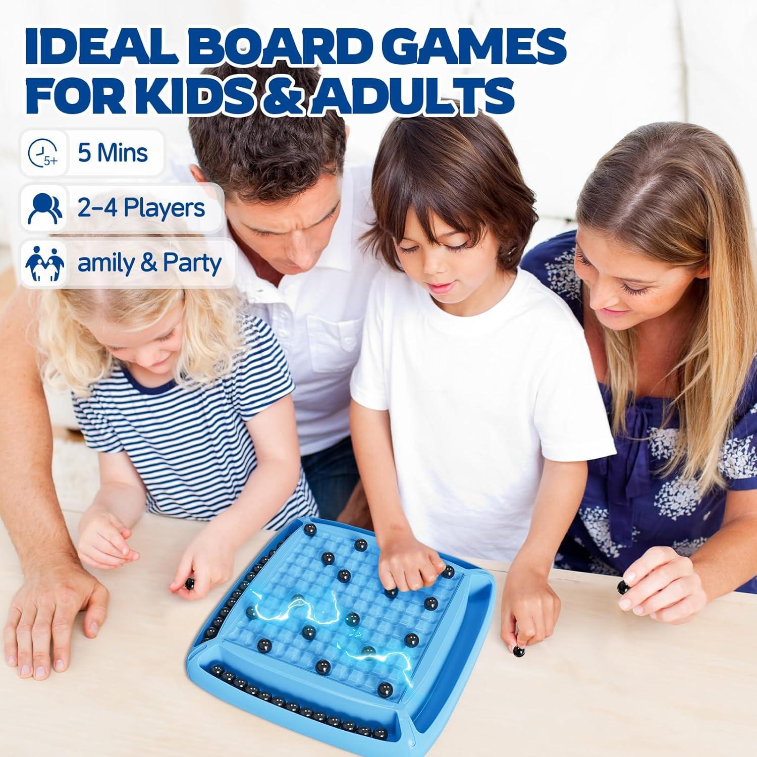 Juego de Ajedrez Magnético Hcusus 2-4 Jugadores Azul