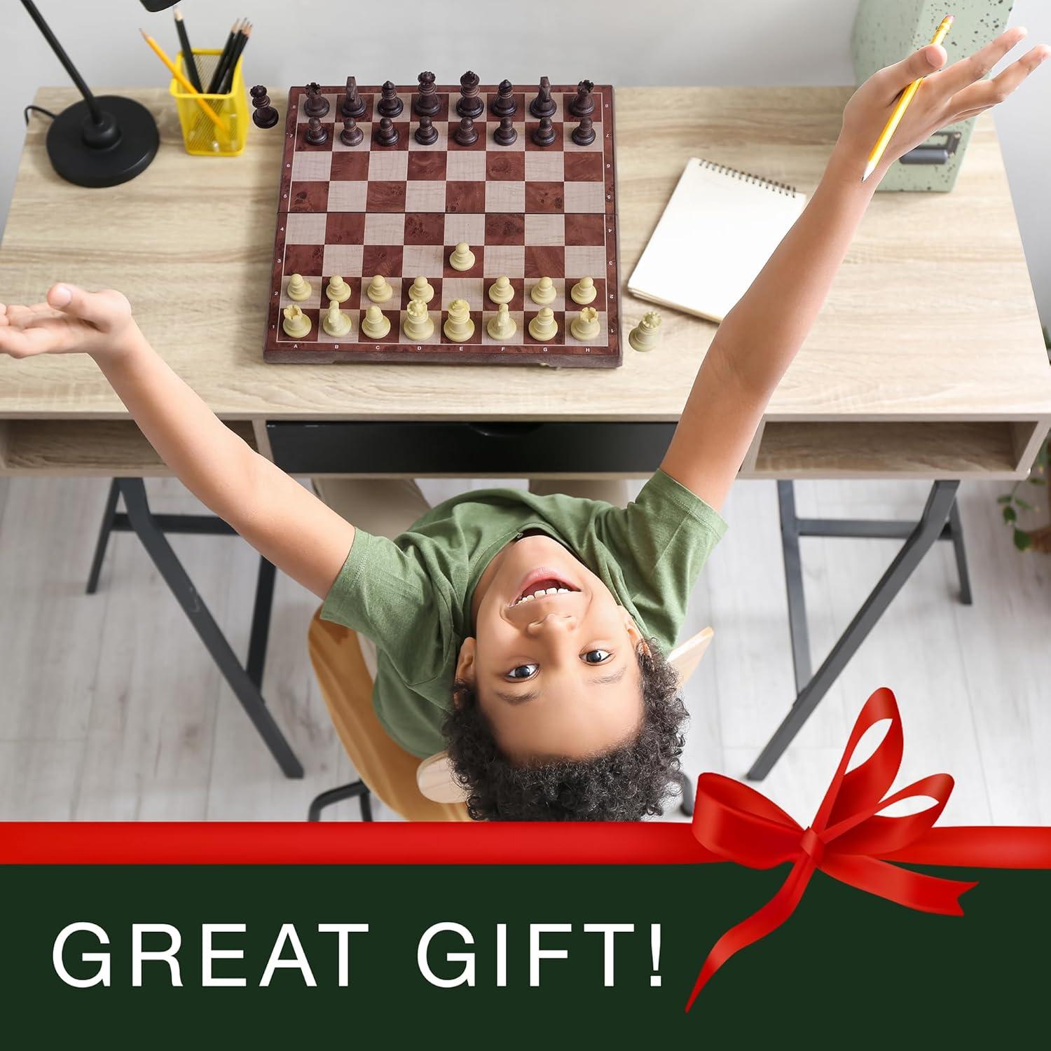 Juego de Ajedrez Magnético Portátil Good Kind 30.48 cm