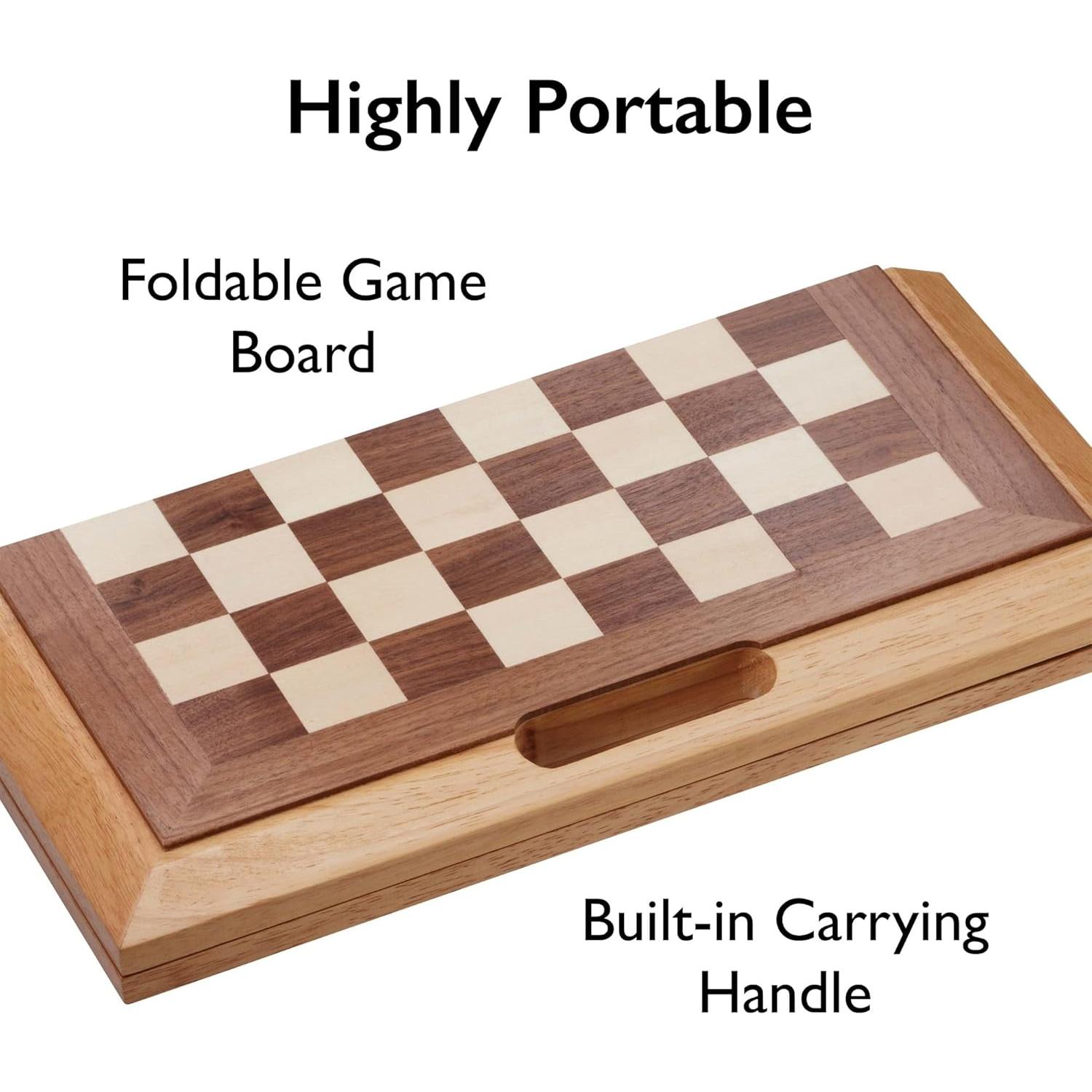 Conjunto de Juegos 3 en 1 Mainstreet Classics de Madera