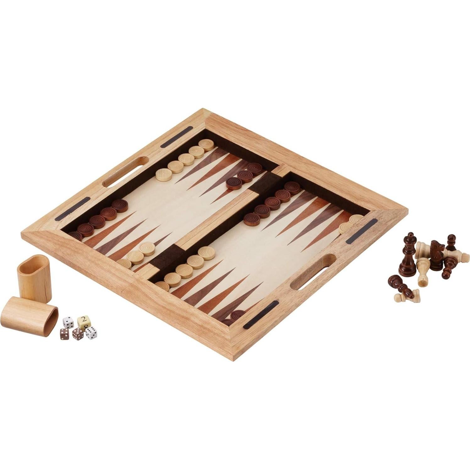 Conjunto de Juegos 3 en 1 Mainstreet Classics de Madera