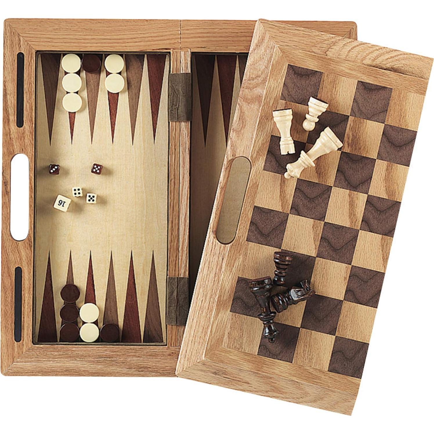 Conjunto de Juegos 3 en 1 Mainstreet Classics de Madera