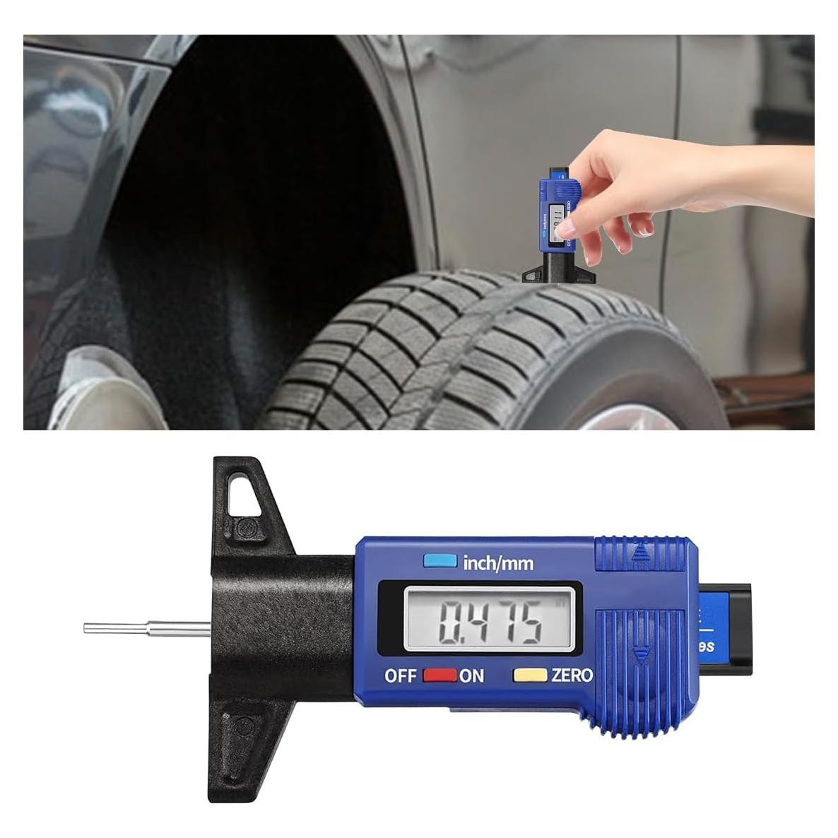 Medidor Digital de Profundidad de Neumáticos KITUREK LCD