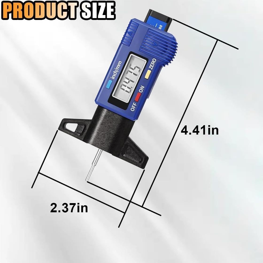 Medidor Digital de Profundidad de Neumáticos KITUREK LCD