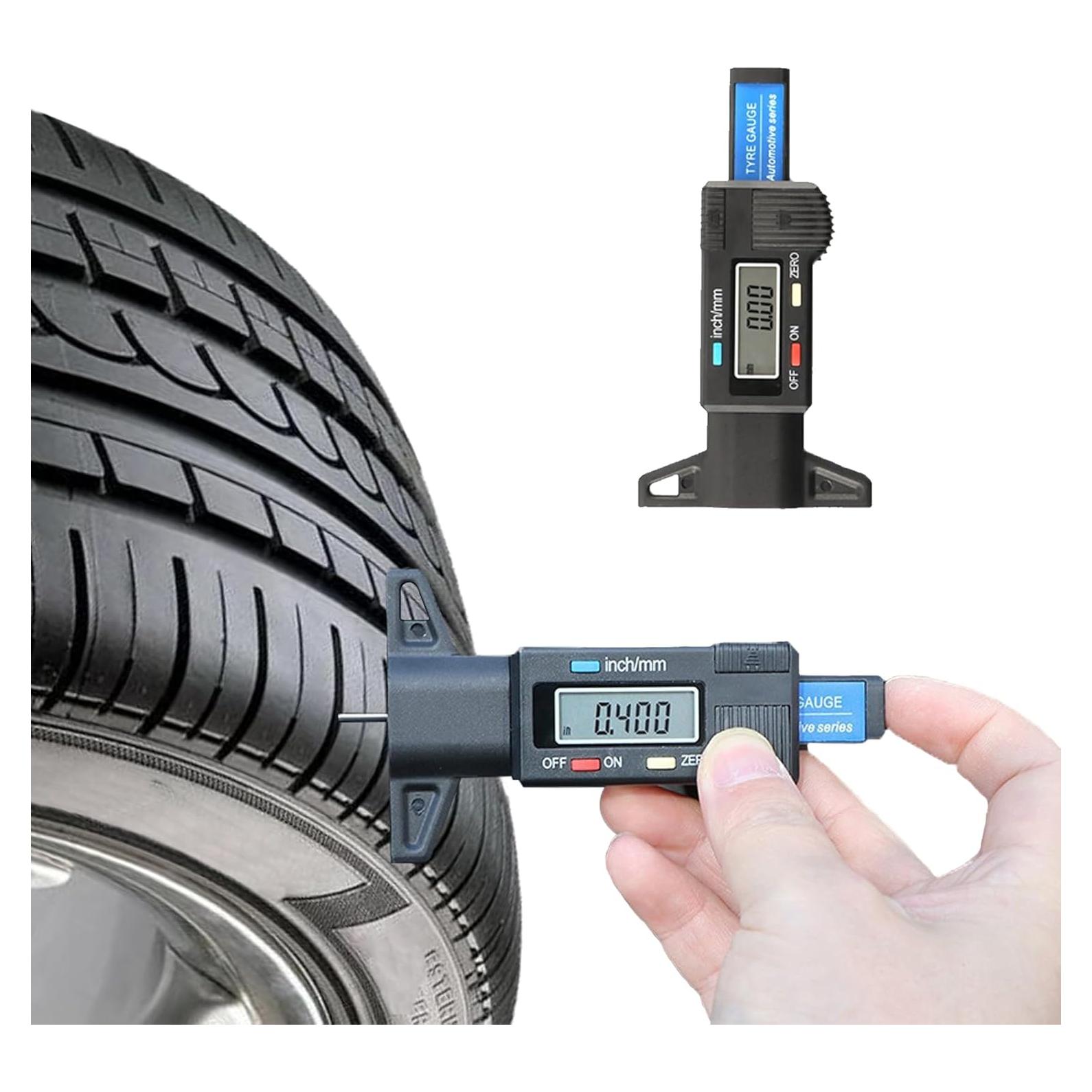 Calibrador Digital de Profundidad de Banda de Rodadura Middrivr 0-25.4 mm