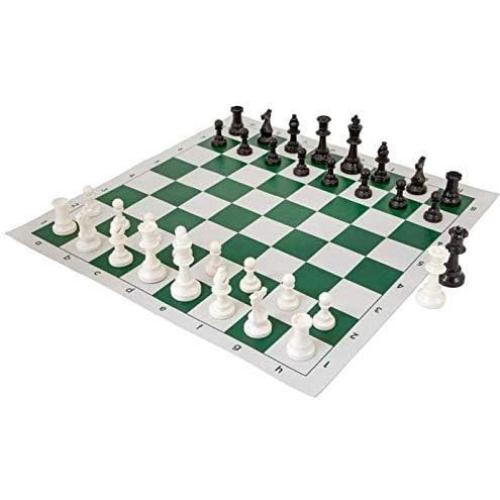 Juego de Ajedrez Plegable 43 cm TradeOpia con Bolsa de Transporte