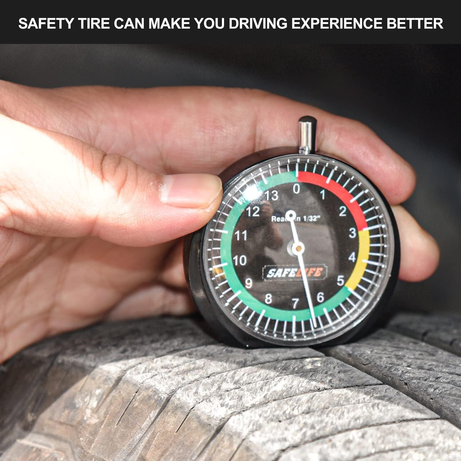 Calibrador de Profundidad de Banda de Rodadura SAFELIFE 10.32 mm