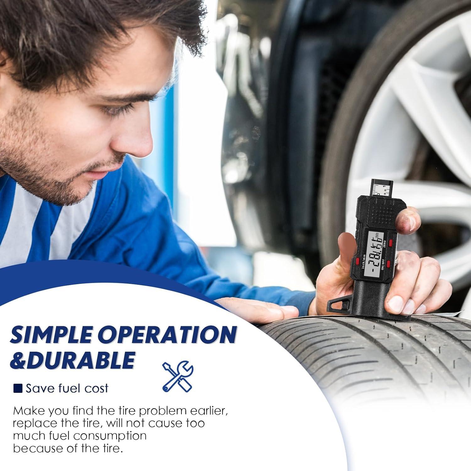 Calibrador Digital de Profundidad Tallew 0-25.4mm LCD Portátil