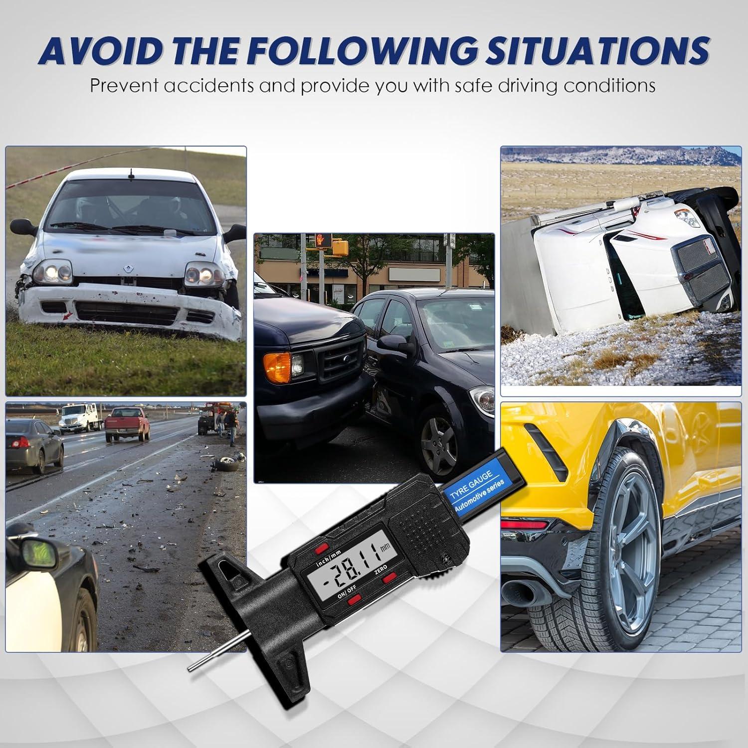 Calibrador Digital de Profundidad Tallew 0-25.4mm LCD Portátil