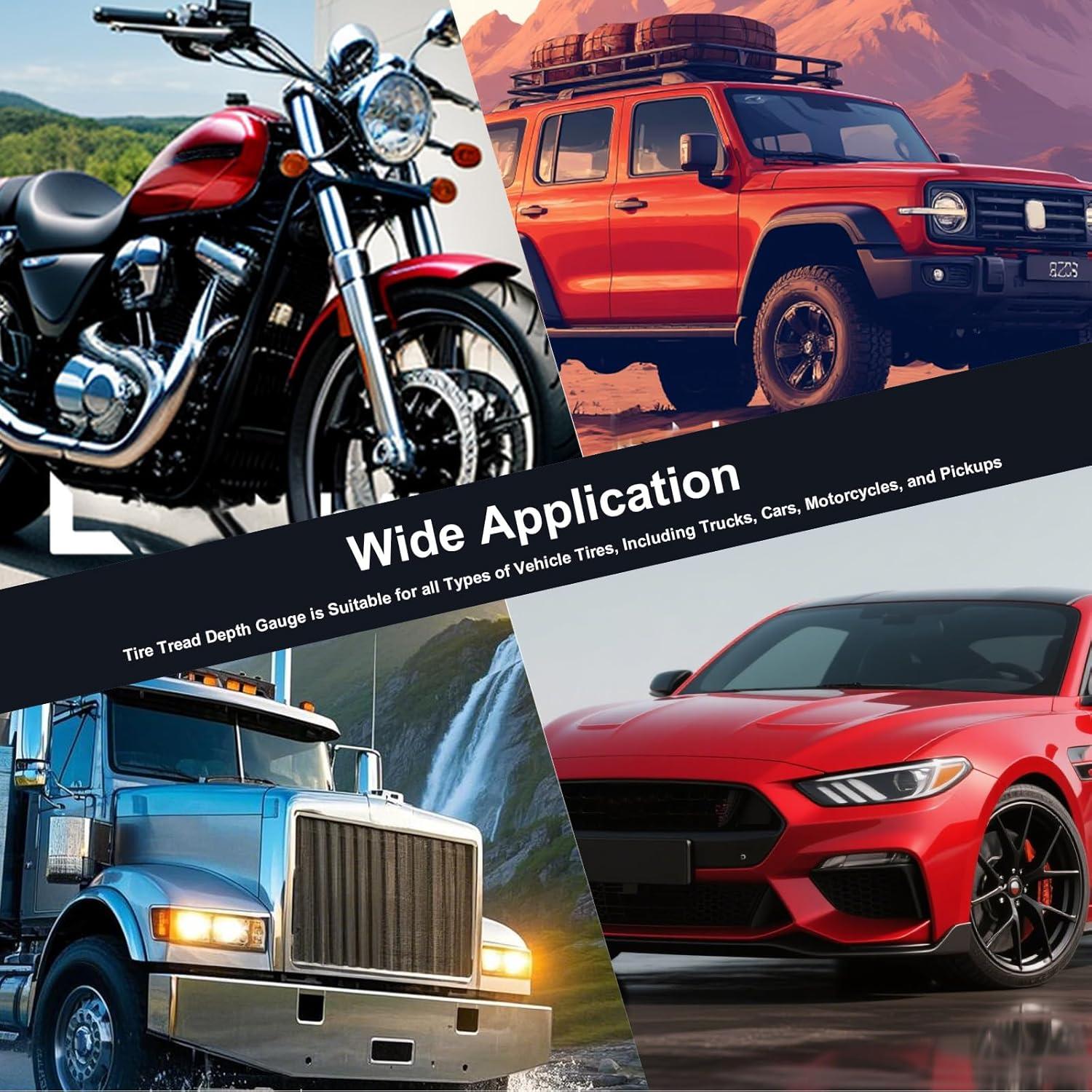 Medidor de Profundidad de Banda de Rodadura GODESON IP54