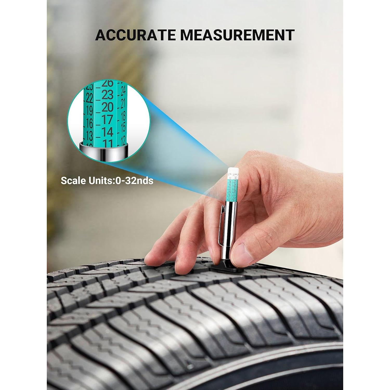 Juego de 3 medidores de profundidad de banda LUMITECO