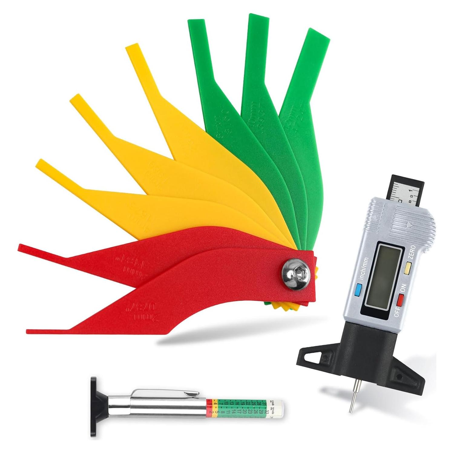 Kit Medidor Profundidad Banda Rodadura Archerest 3 Piezas