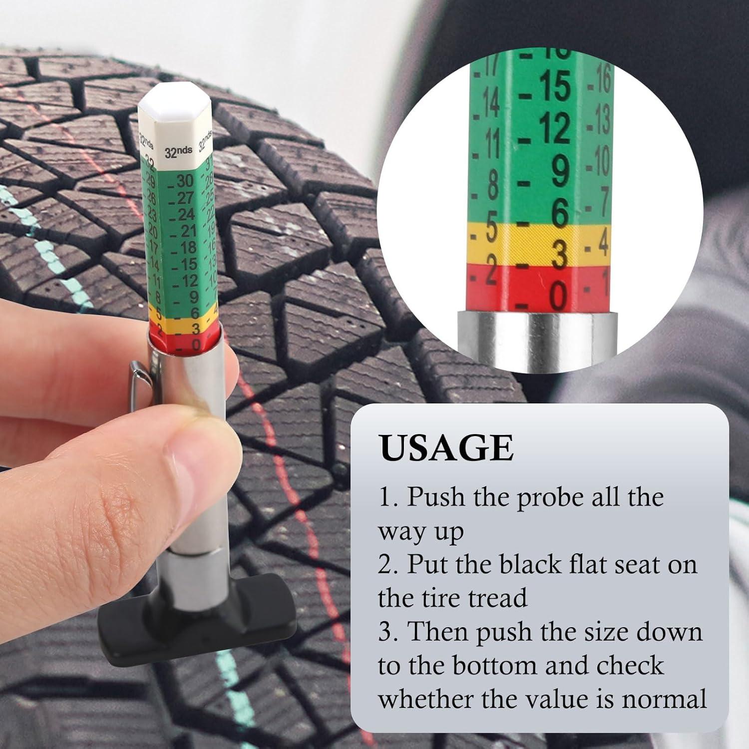 Kit Medidor Profundidad Banda Rodadura Archerest 3 Piezas