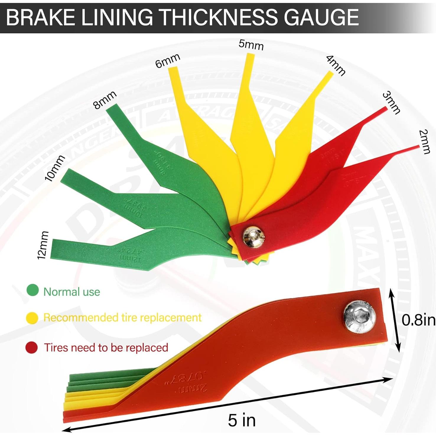 Kit Medidor Profundidad Banda Rodadura Archerest 3 Piezas