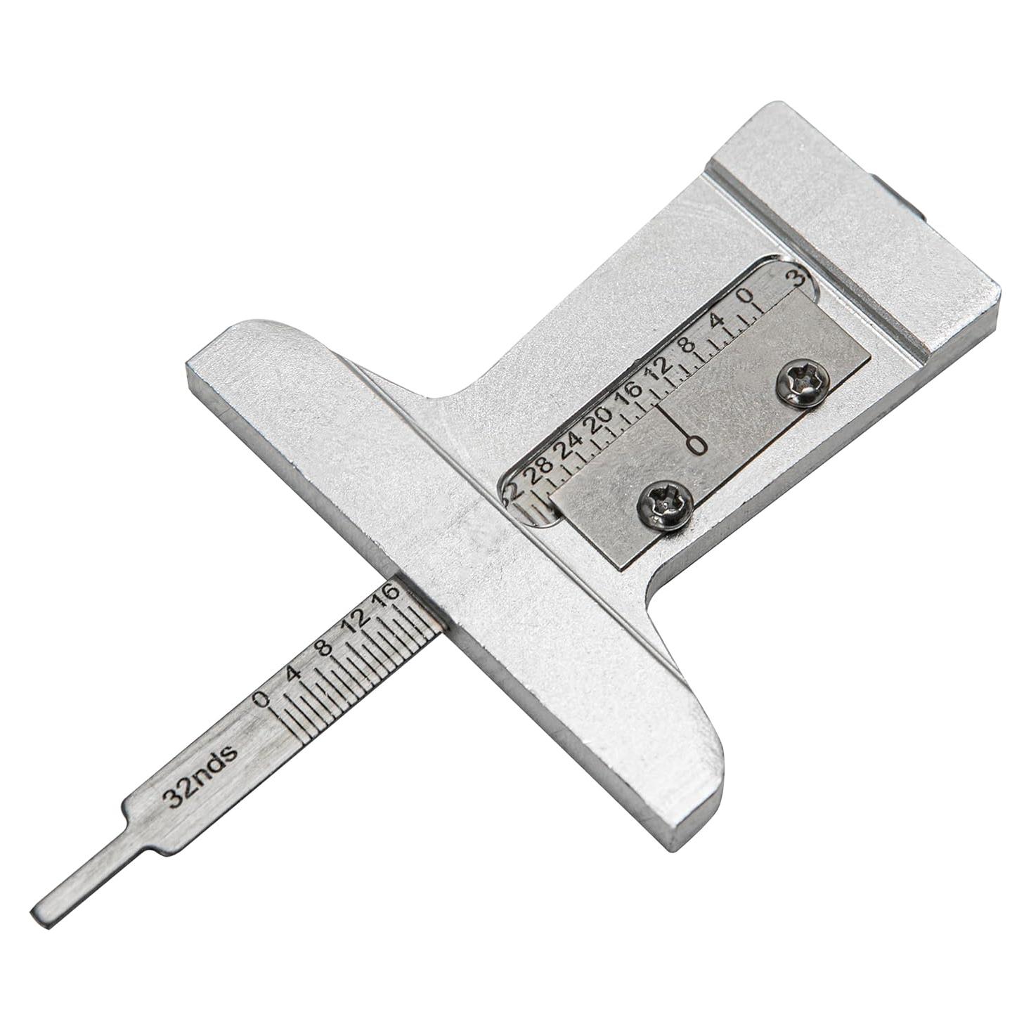 Verificador de Profundidad de Neumáticos BuleVina Acero Inoxidable 0-32 mm