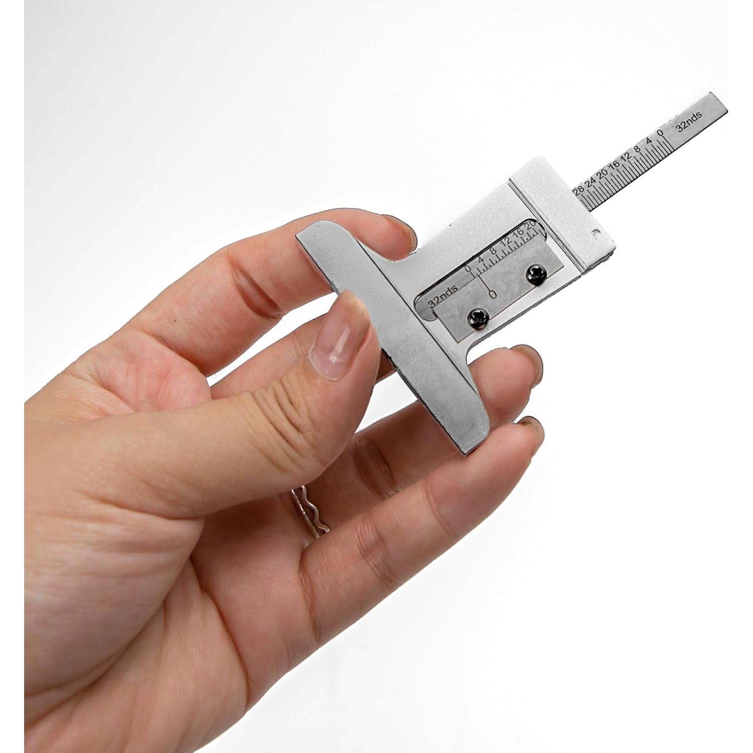 Verificador de Profundidad de Neumáticos BuleVina Acero Inoxidable 0-32 mm