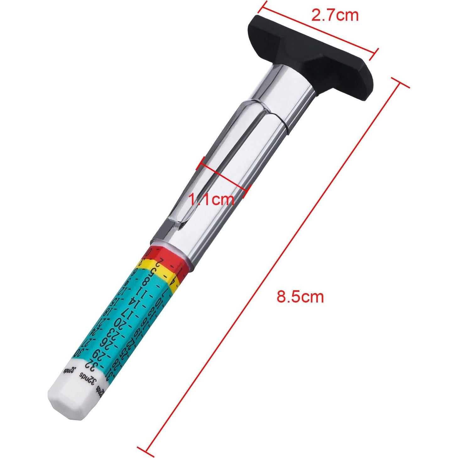 Medidor de Profundidad de Banda de Rodadura BBTO - 50 Paquetes