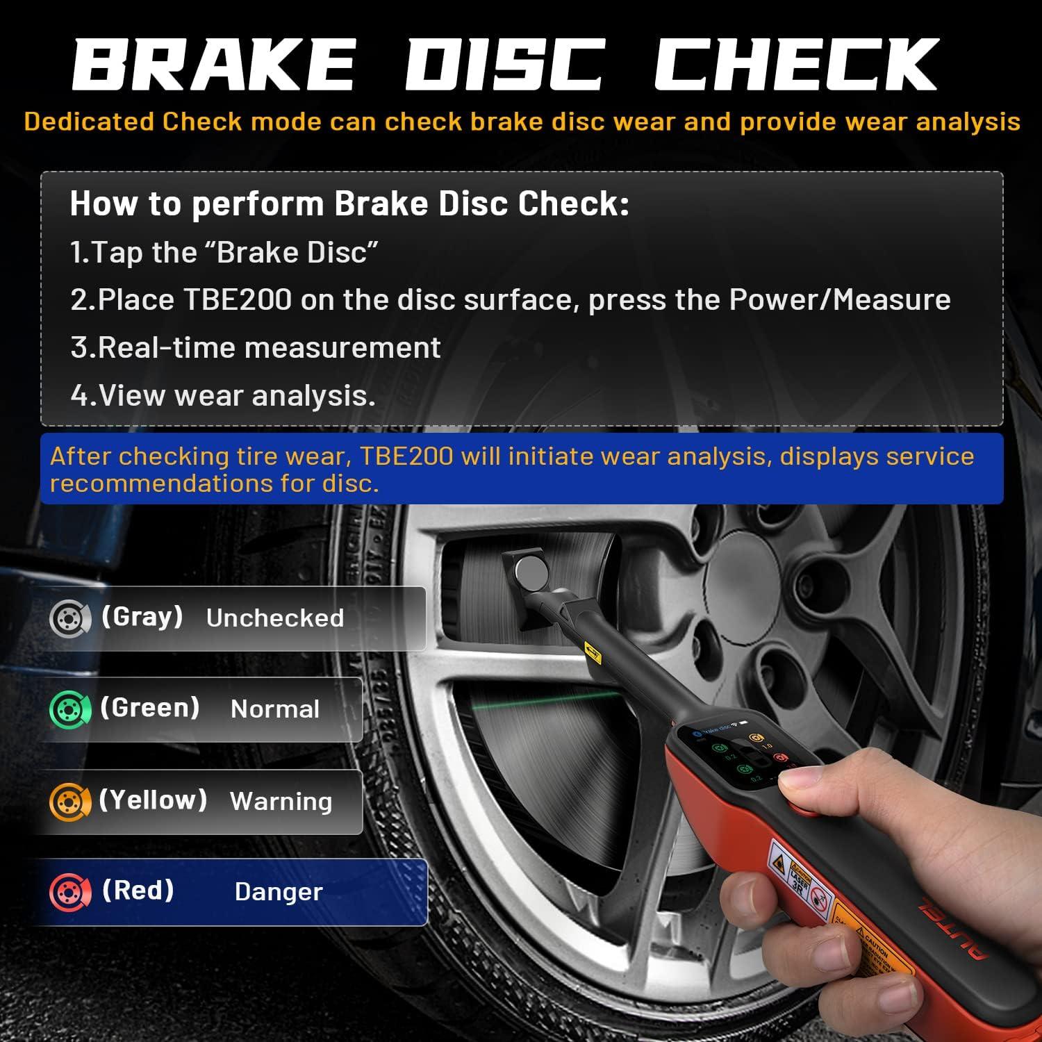 Autel MaxiTPMS TBE200 (E) Examinador de Neumáticos y Frenos