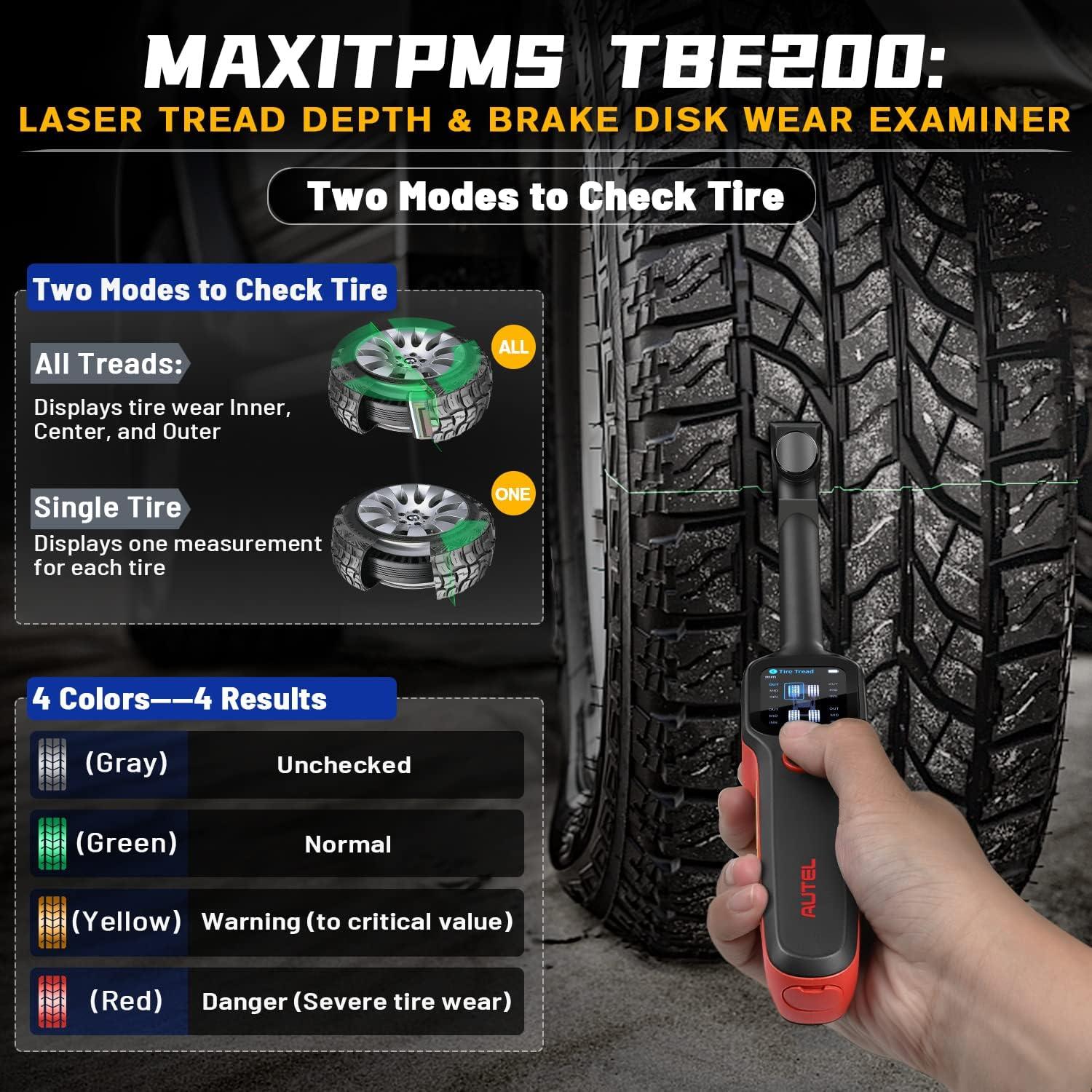 Autel MaxiTPMS TBE200 (E) Examinador de Neumáticos y Frenos