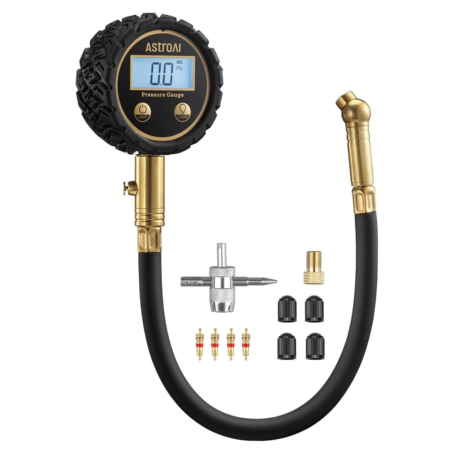 Medidor Digital de Presión de Neumáticos AstroAI Pro 3-250 PSI