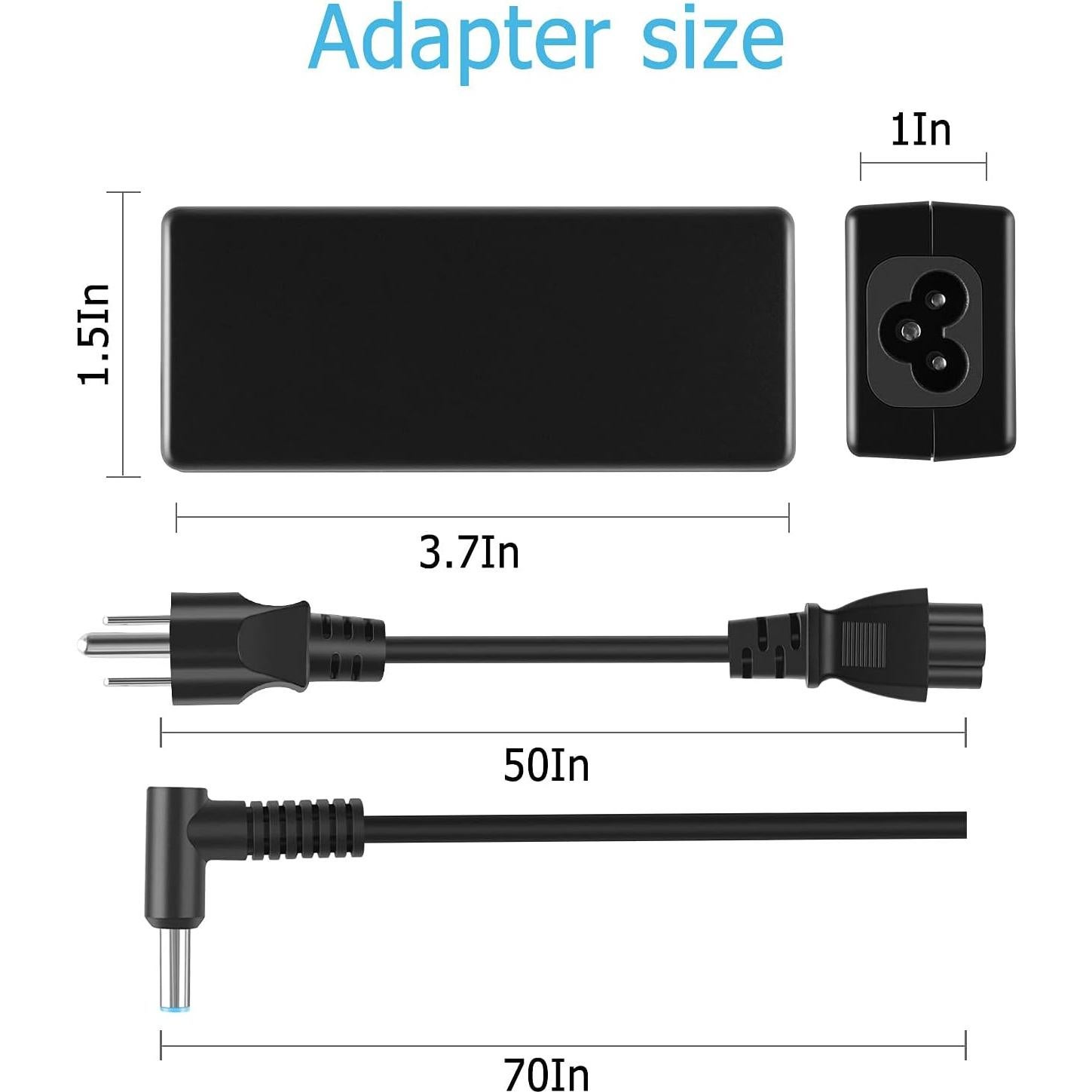 Cargador 45W IPWRPRO para HP ProBook x360 ZBook 14u 15u