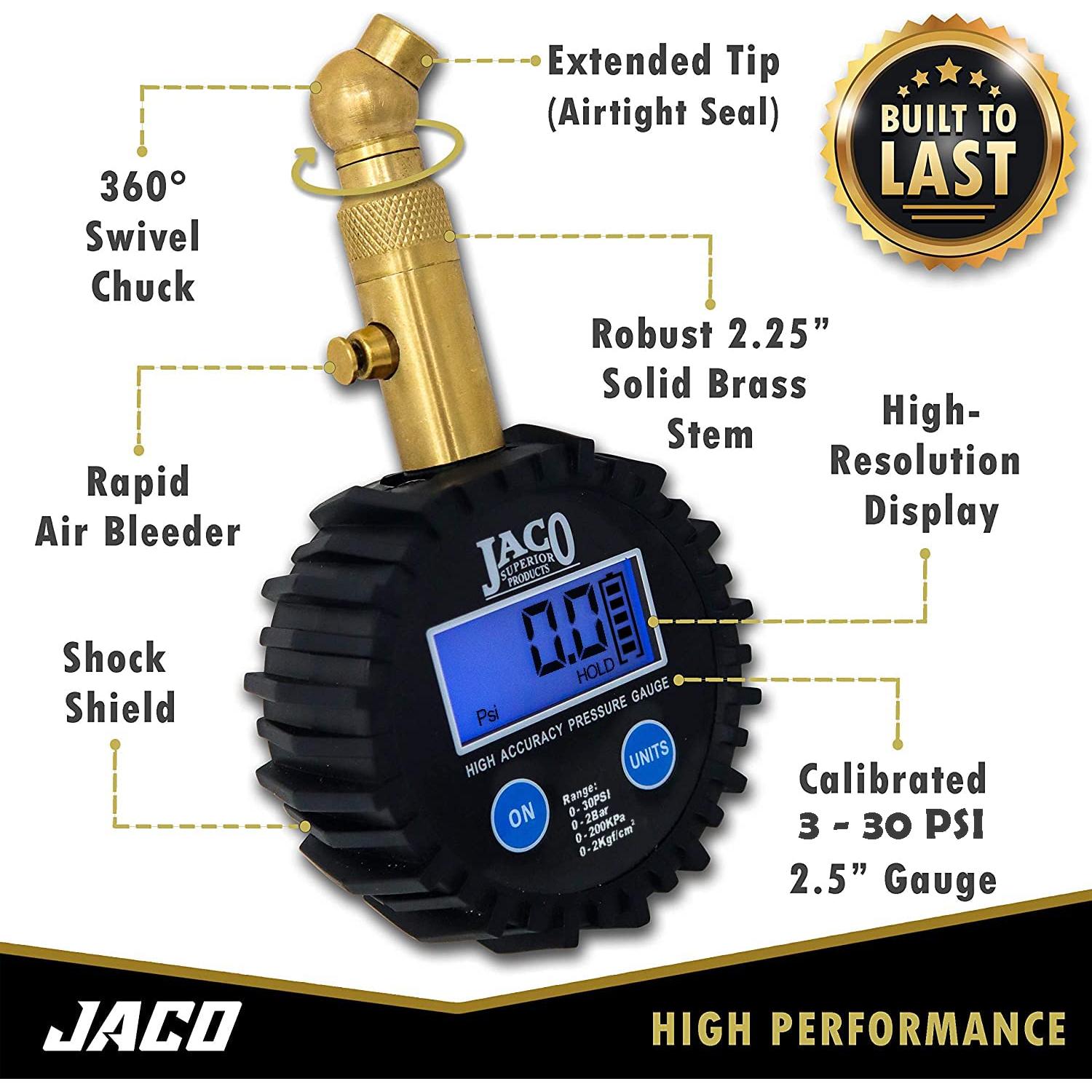 Medidor de Presión Baja Digital JACO Elite 30 PSI