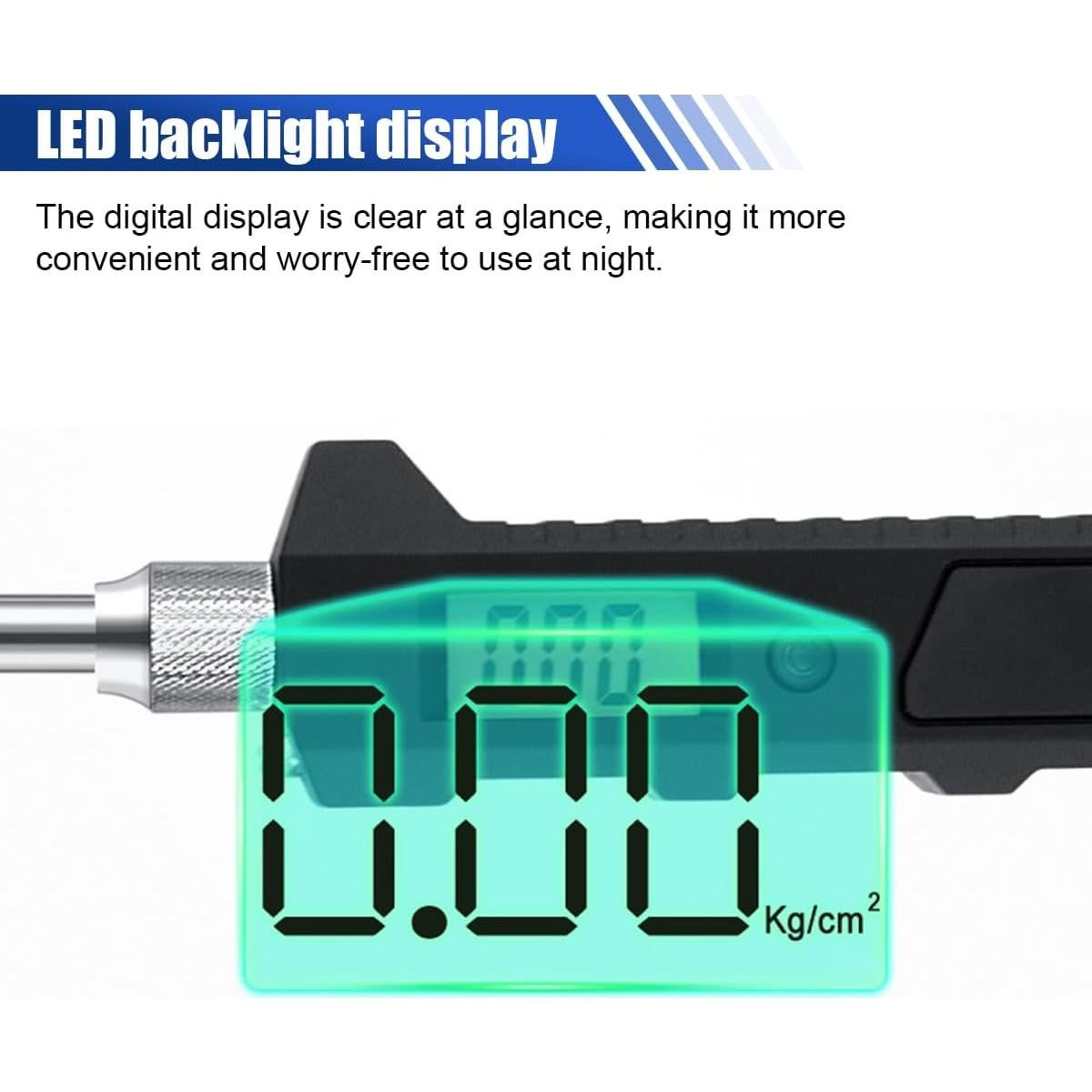 Medidor Digital de Presión de Neumáticos KITUREK 230 PSI