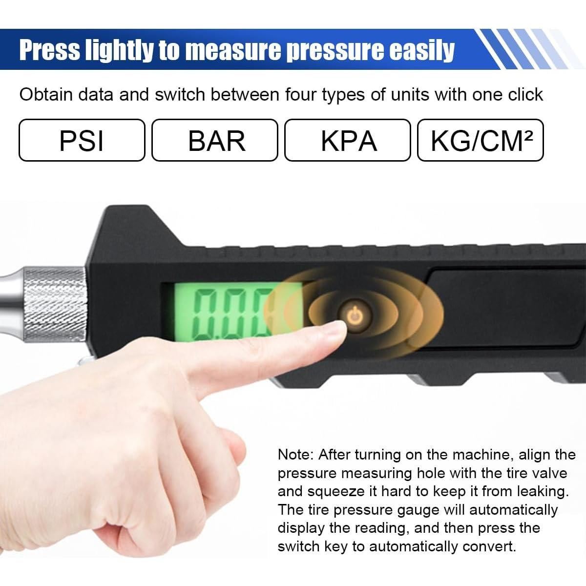 Medidor Digital de Presión de Neumáticos KITUREK 230 PSI