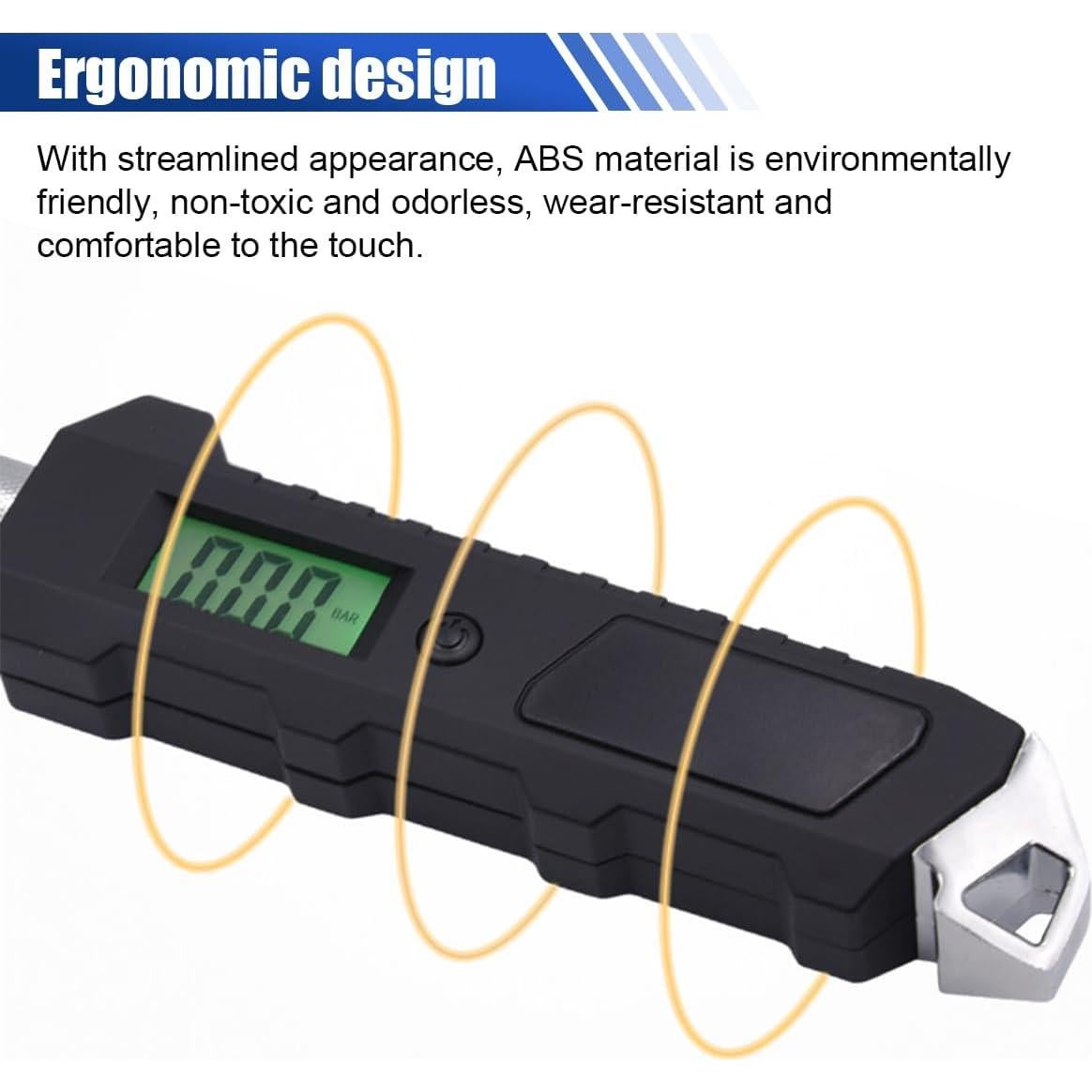 Medidor Digital de Presión de Neumáticos KITUREK 230 PSI