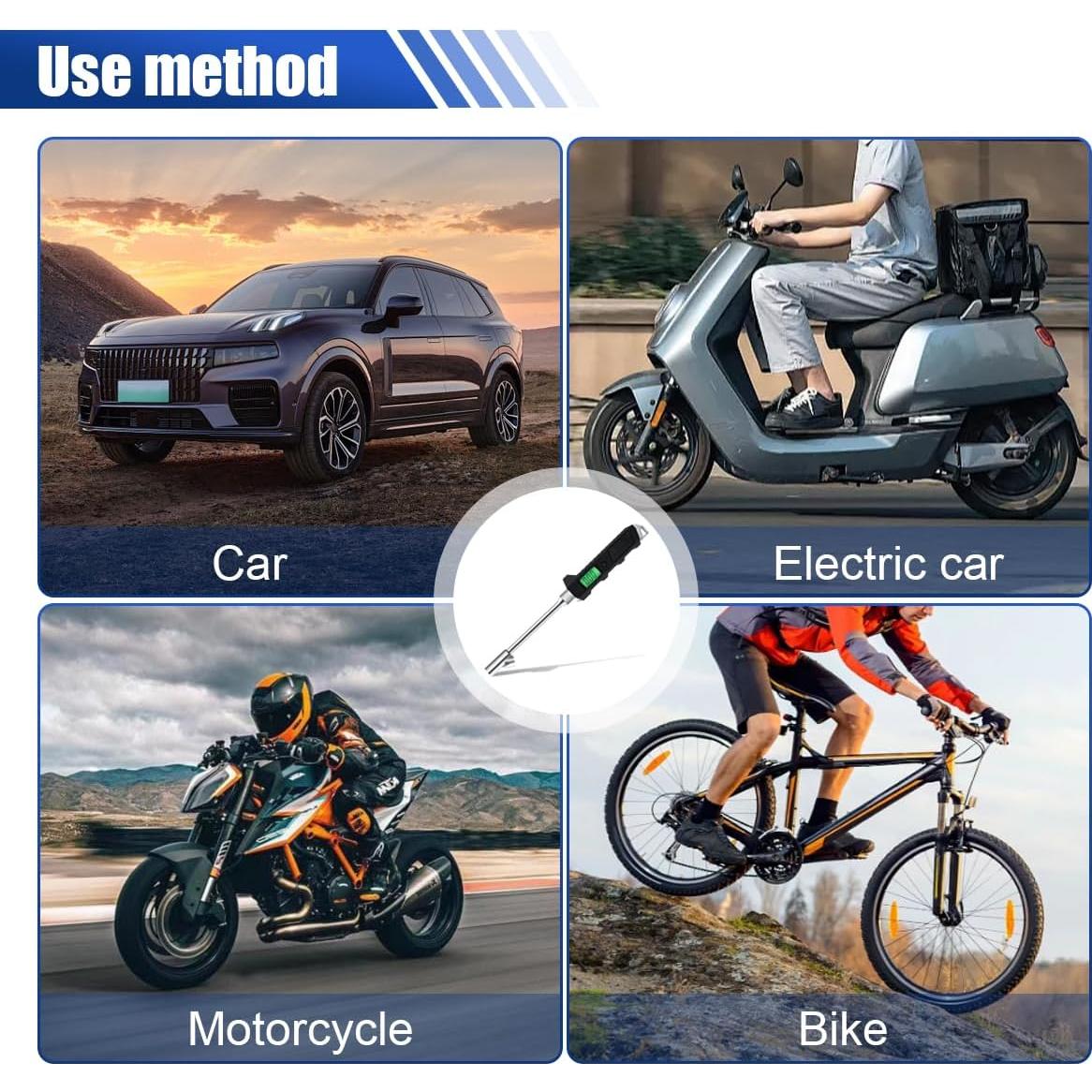 Medidor Digital de Presión de Neumáticos KITUREK 230 PSI