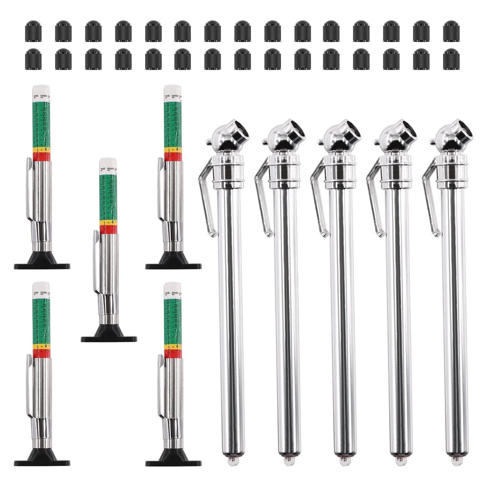 Juego de Herramientas de Medición de Neumáticos Rustark 40 Piezas