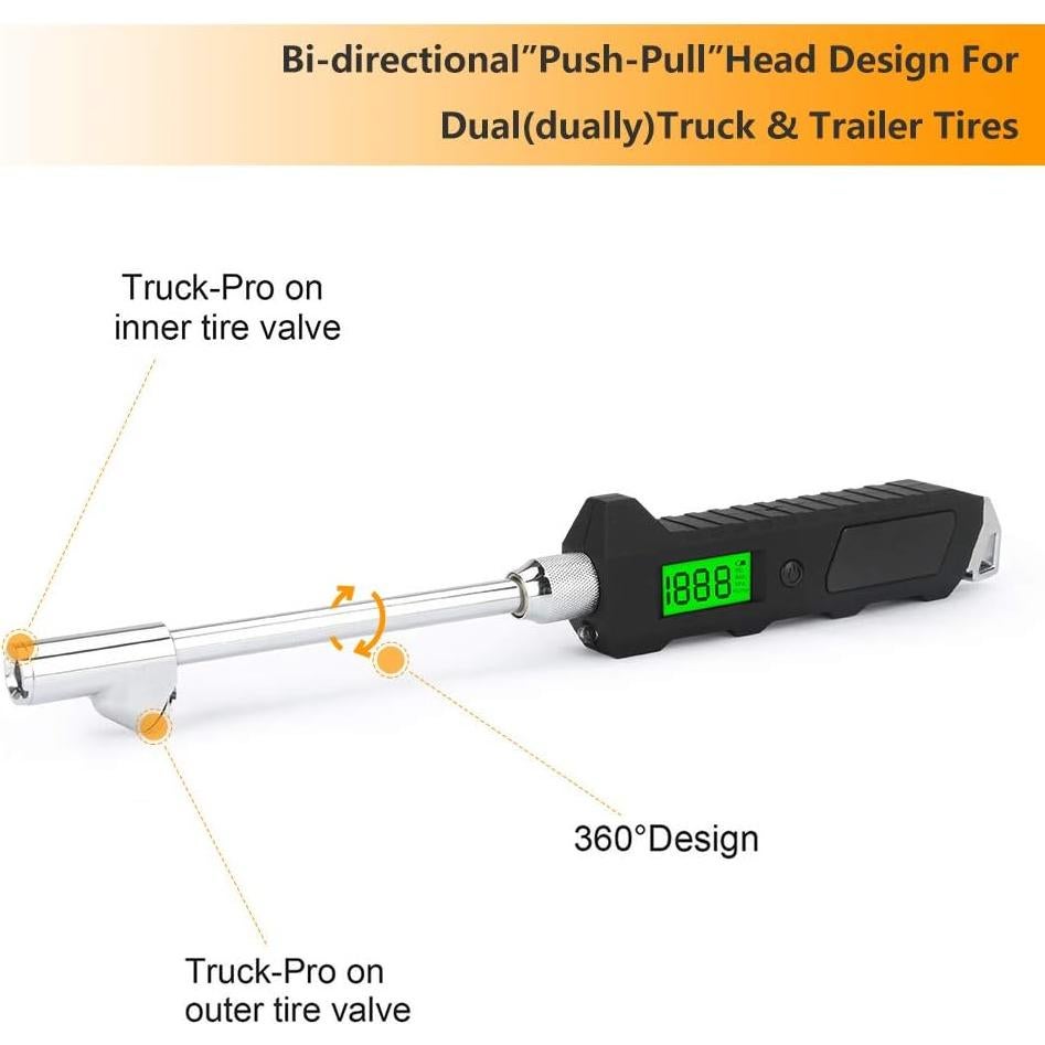 Medidor de Presión de Neumáticos Digital Number-one 230 PSI