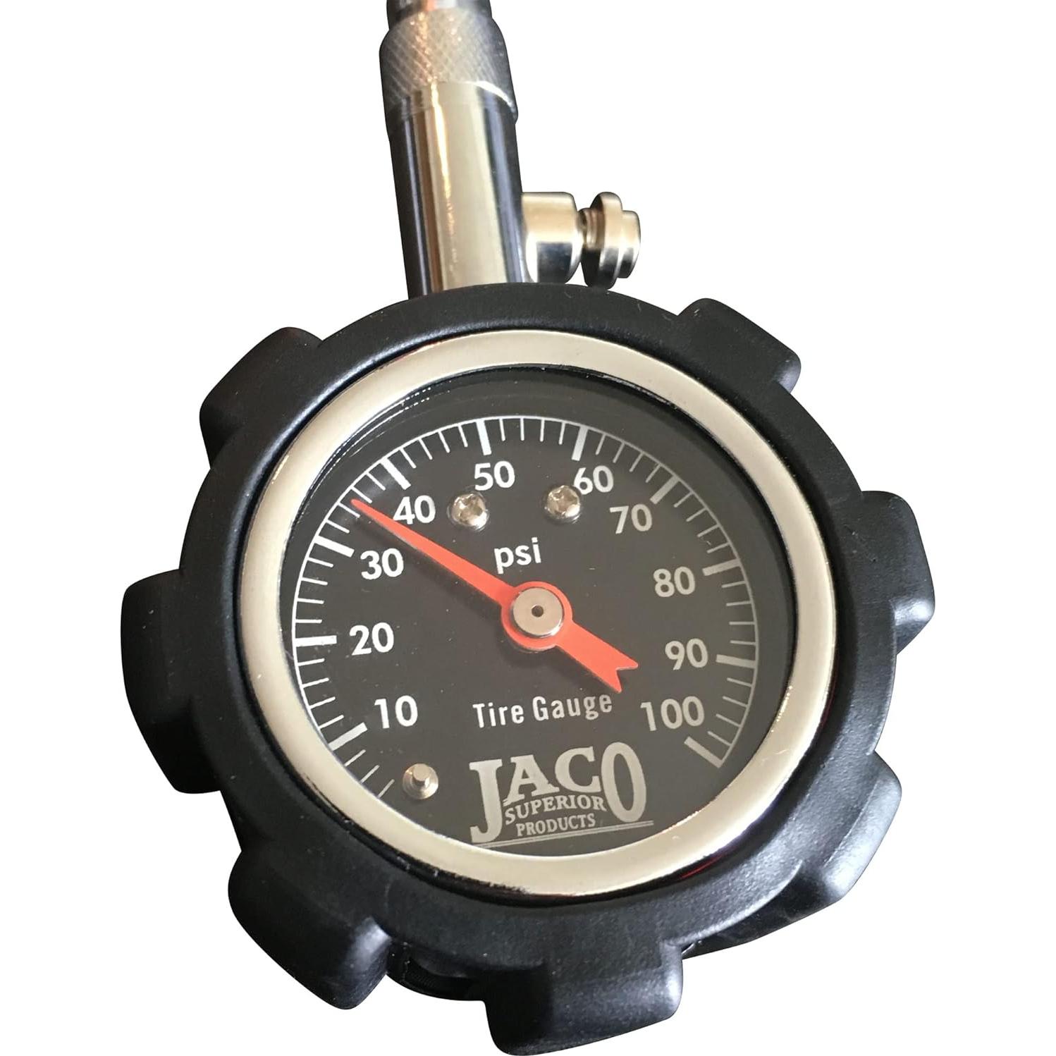 Medidor de Presión de Neumáticos JACO Deluxe 100 PSI