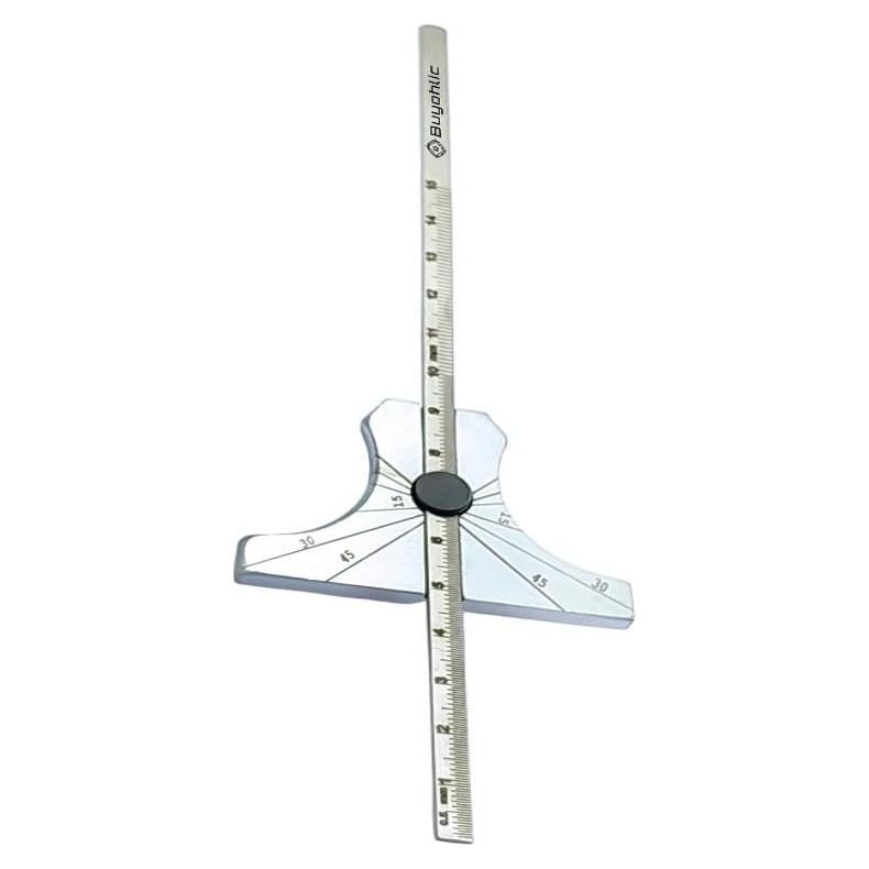 Calibrador de Profundidad Buyohlic 150 mm Acero Inoxidable