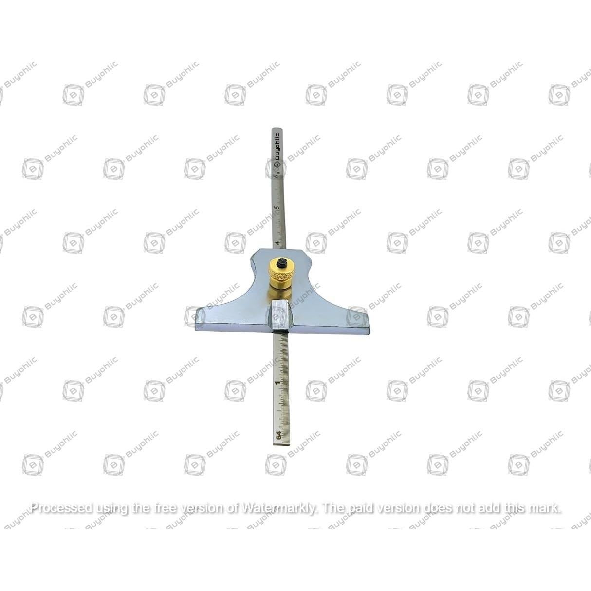 Calibrador de Profundidad Buyohlic 150 mm Acero Inoxidable