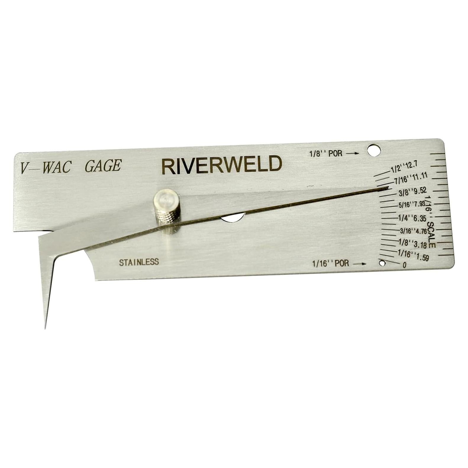 Medidor de Soldadura RIVERWELD V-WAC Profundidad 1.27 cm