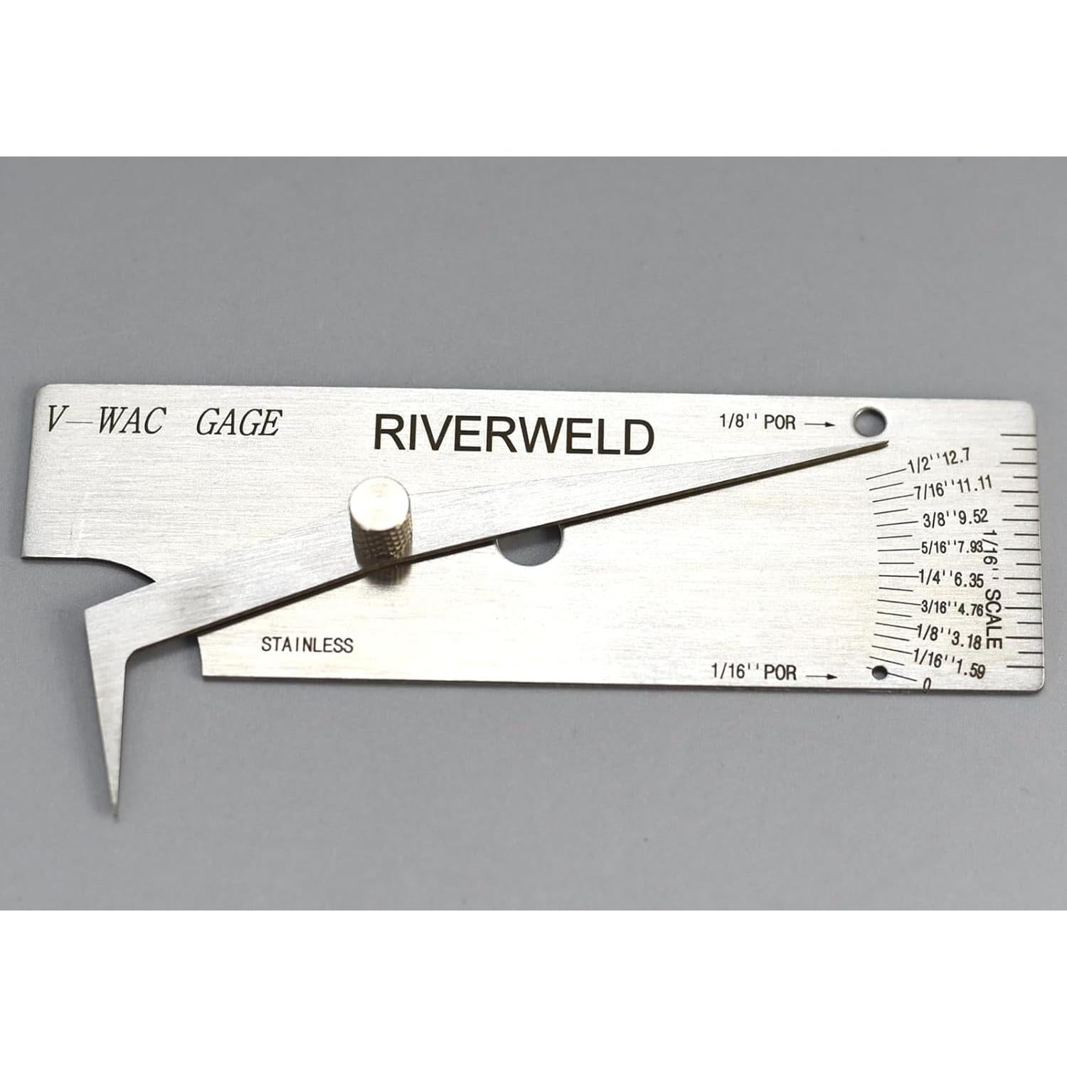 Medidor de Soldadura RIVERWELD V-WAC Profundidad 1.27 cm