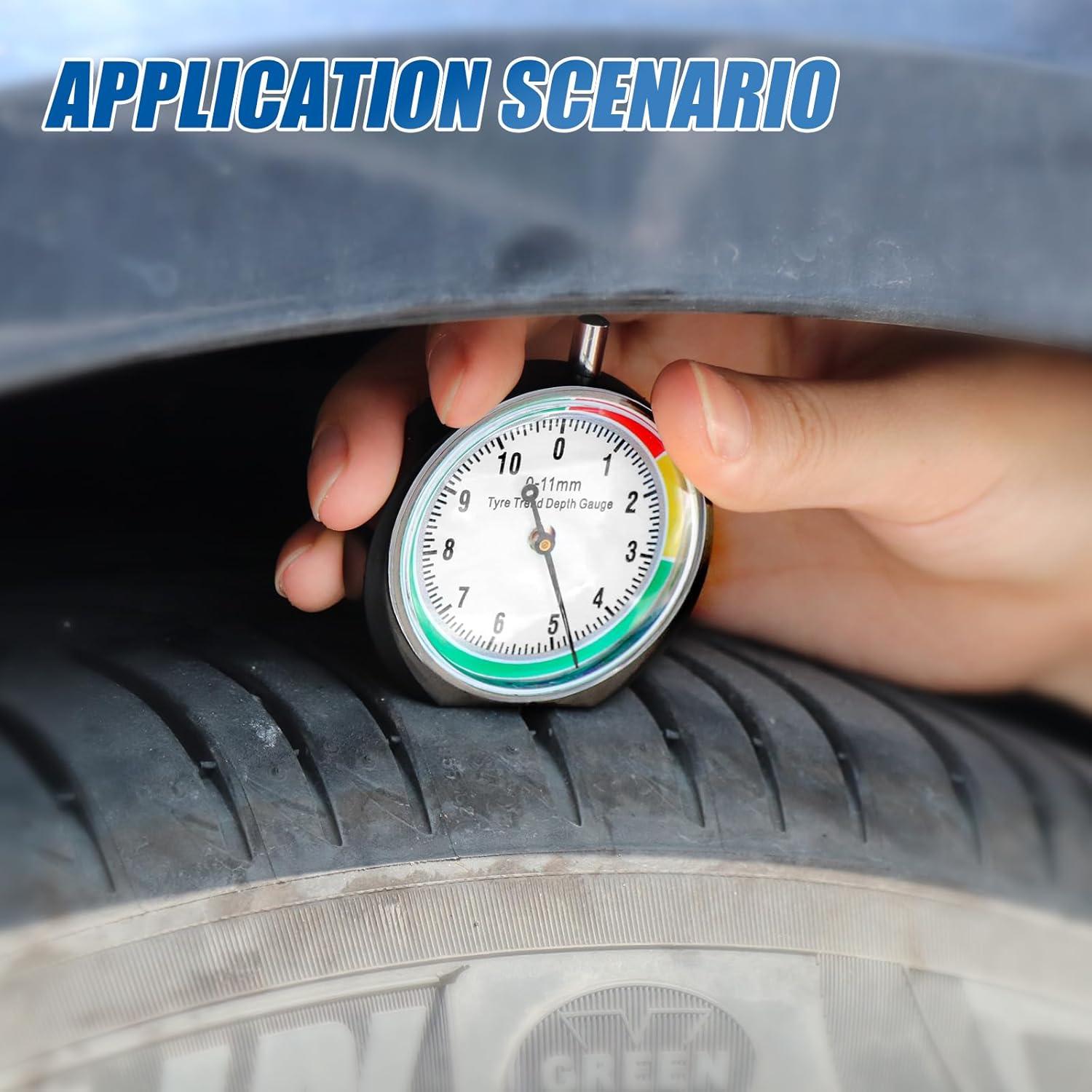 Medidor de Profundidad de Banda de Rodadura MEANLIN 2"