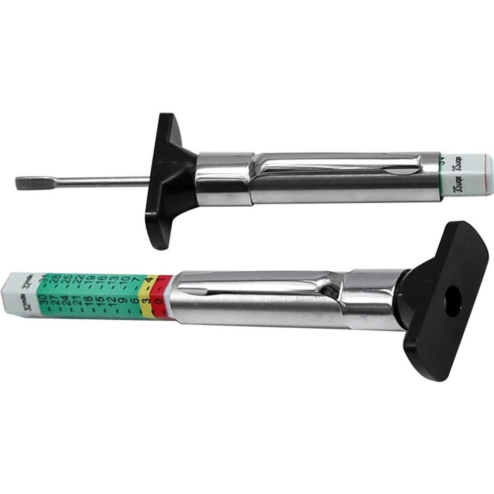 Juego de 4 medidores de profundidad de neumáticos ZUDKSUY - Codificados por colores