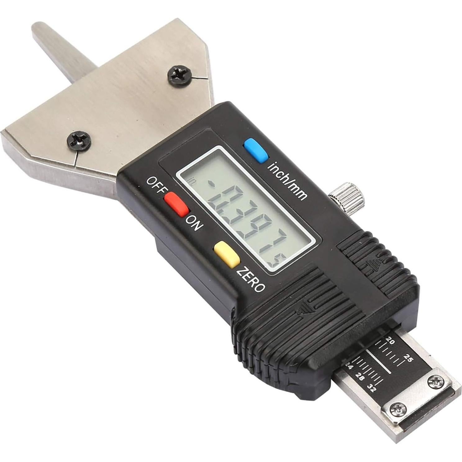 Medidor de Profundidad de Banda de Rodadura Ejoyous 0-25mm LCD