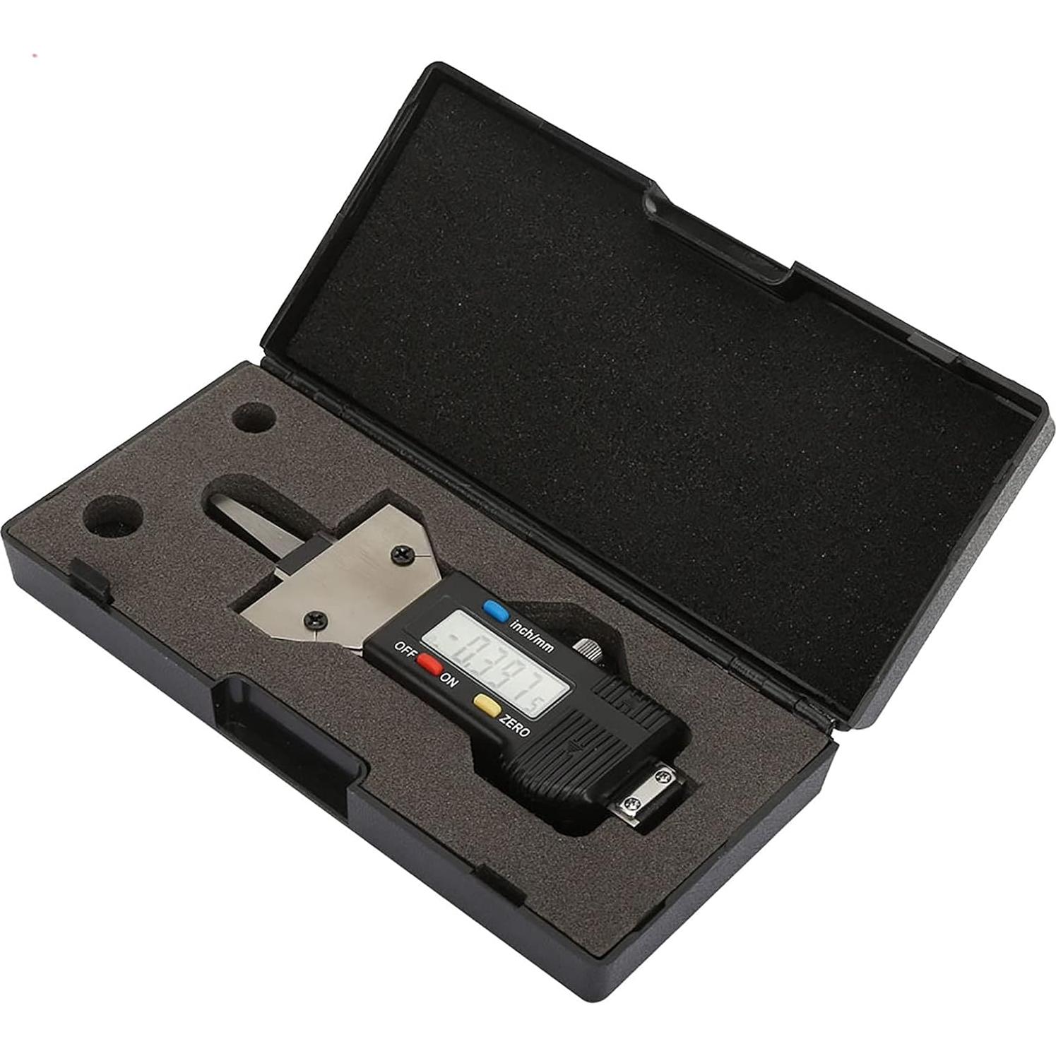 Medidor de Profundidad de Banda de Rodadura Ejoyous 0-25mm LCD