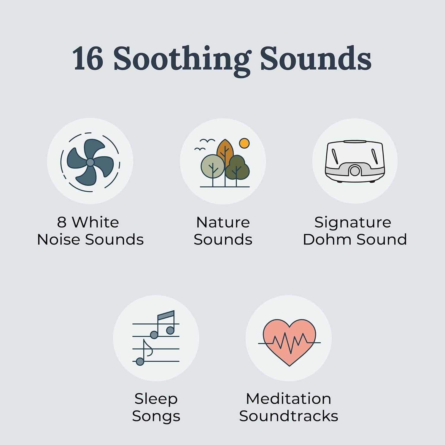 Yogasleep Whish Máquina de Sonido Blanco 16 Sonidos Naturales