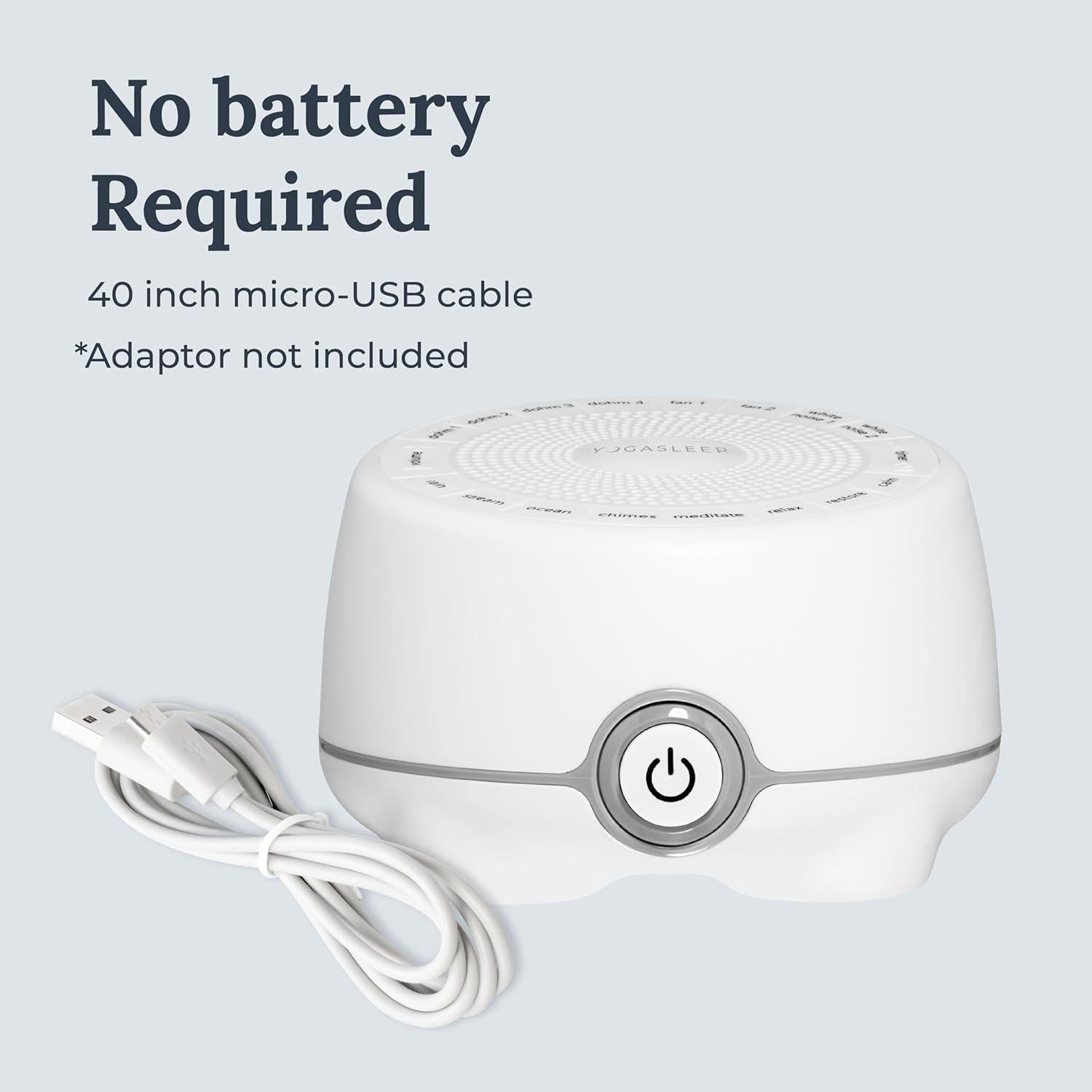 Yogasleep Whish Máquina de Sonido Blanco 16 Sonidos Naturales