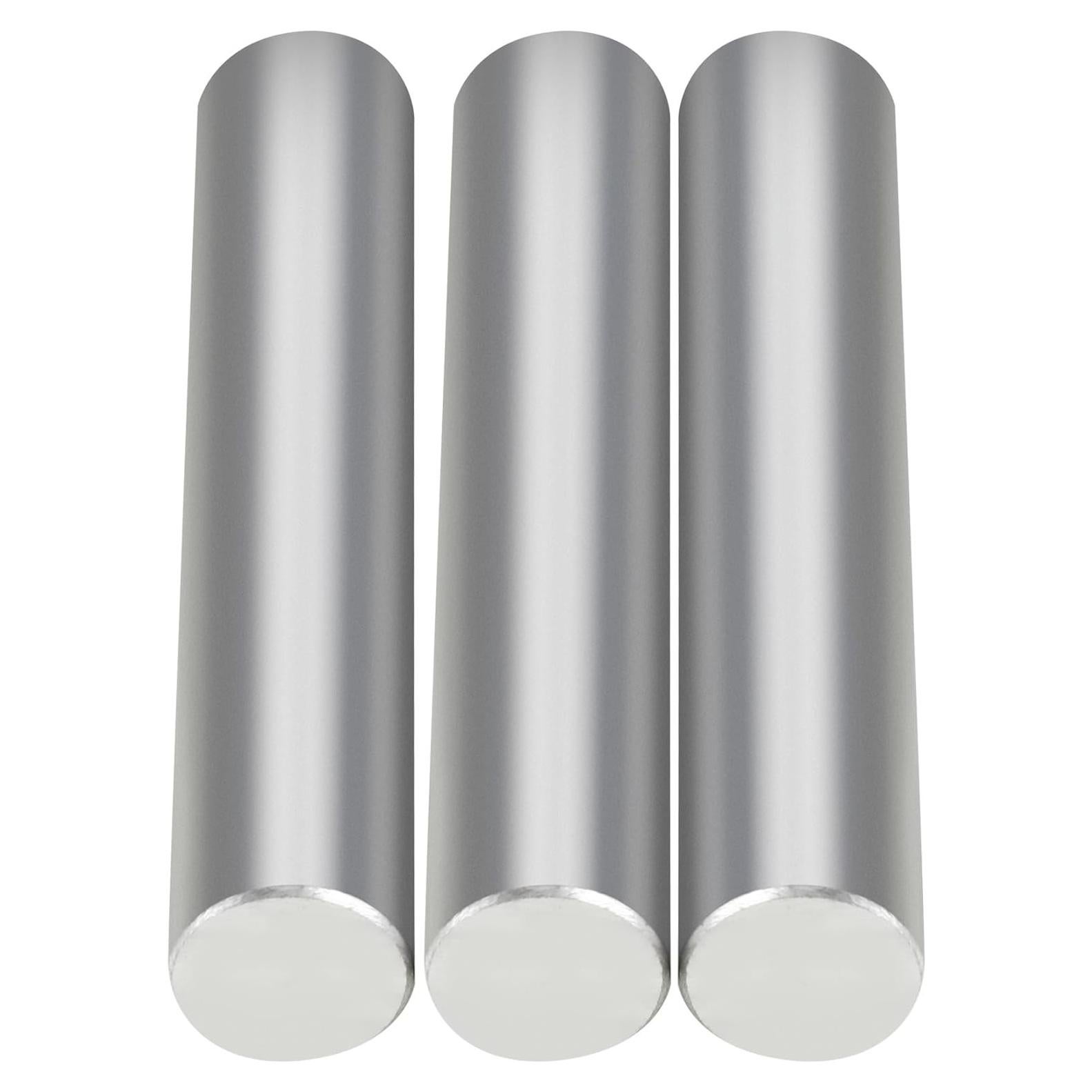 3 Barras de Magnesio Qtcial 99.99% Alta Pureza 90mm x 16mm