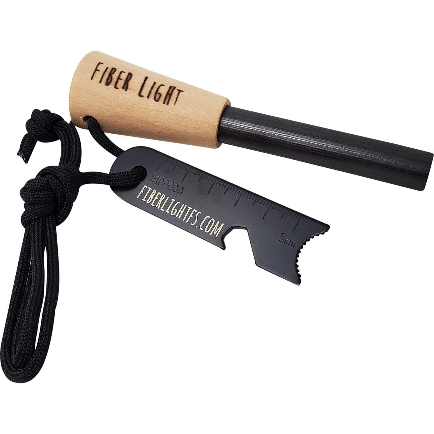 Encendedor de Fuego Fiber Light con Mango de Madera 11.43cm