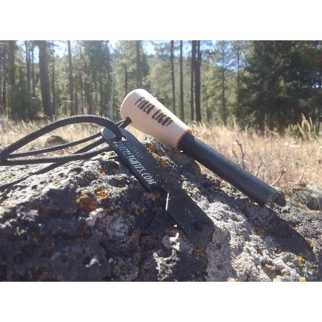 Encendedor de Fuego Fiber Light con Mango de Madera 11.43cm