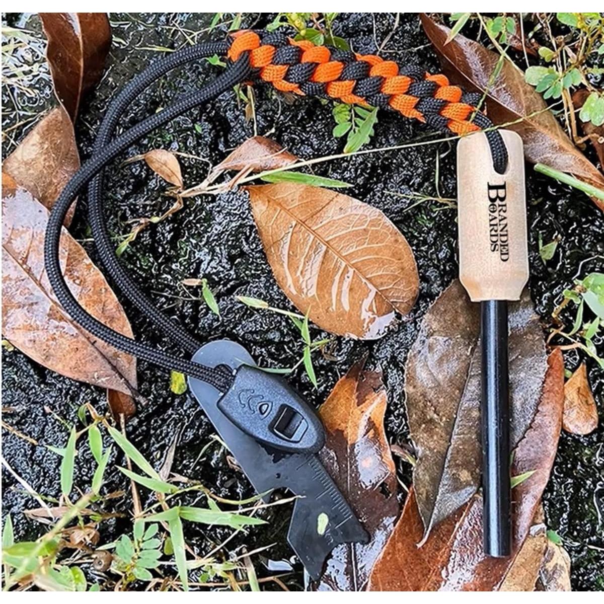 Kit de Inicio de Fuego Branded Boards con Varilla y Striker